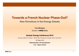 France - Nuclear Energy Conference 2015
