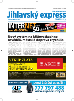 březen - Jihlavský express