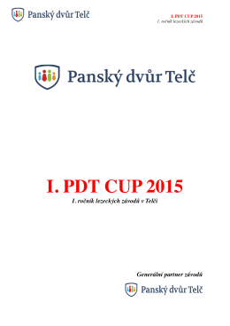 I. PDT CUP 2015