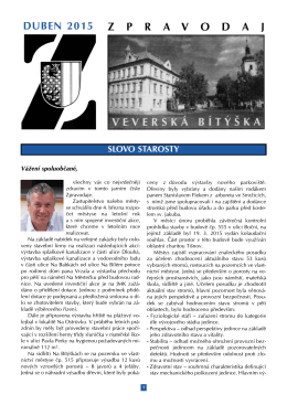 Zpravodaj Mestyse Veverska Bityska - 04/2015