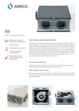 Silný, efektivní a cenově dostupný ventilátor