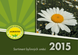 Katalog 2015 - Sortiment bylinných směsí