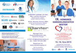 Program kongresu - Česká kardiologická společnost