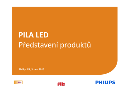 Prezentace produktové řady PILA LED (, 456.8KB)