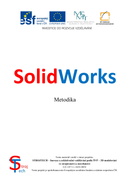 Ukázka Metodika SolidWorks