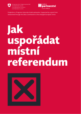 Jak uspořádat místní referendum
