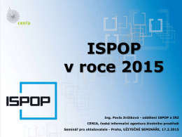 ISPOP v roce 2015 - Užitečné semináře