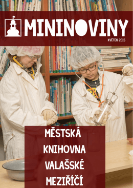 Mininoviny 5/2015 - Městská knihovna Valašské Meziříčí