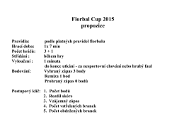 Florbal Cup 2015 propozice