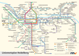 Liniennetzplan Heidelberg
