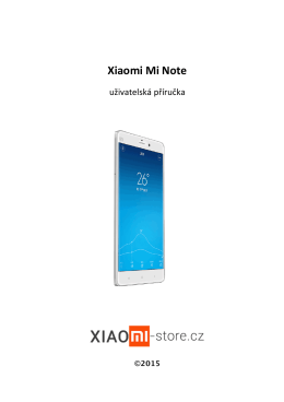 Xiaomi Mi Note - Xiaomi