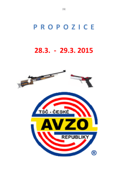 28.3. - 29.3. 2015 P R O P O Z I C E