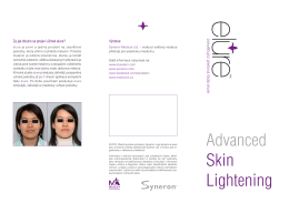 Syneron elure Advanced Skin Lightening