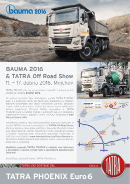Bauma 2016 & Off Road Show