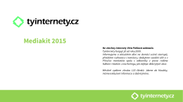 Mediakit 2015 - Tyinternety.cz