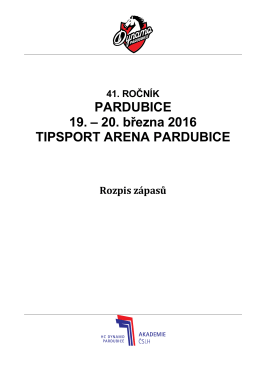 Sobota 19.3.2016 - HC Dynamo Pardubice