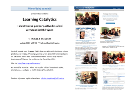 Learning Catalytics – elektronické podpory aktivního učení ve