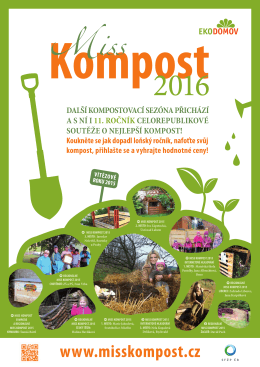 Plakát Miss kompost 2016