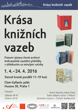 Krása knižních vazeb - Archiv hlavního města Prahy