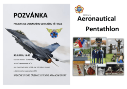 Prezentace vojenského leteckého pětiboje "Aeronautical Pentathlon"