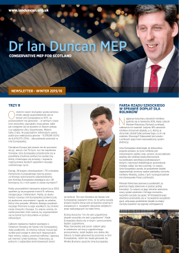 Dr Ian Duncan MEP