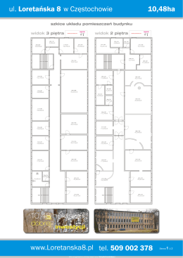 szkice układu pomieszczeń budynku - Home Page
