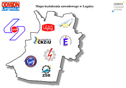 Mapa kształcenia zawodowego w Legnicy