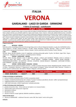 Verona Gardaland 29.04.