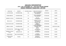Ankara Üniversitesi Farabi Kurum Koordinatörlüğü