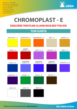 TON KARTA - CHROMOPLAST - E