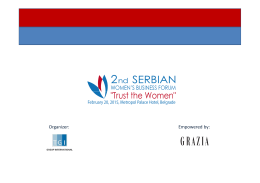 2nd Serbian Womens Forum-presentation