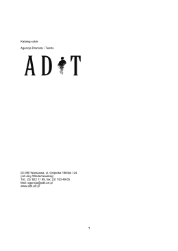 Katalog sztuk 2010/2012