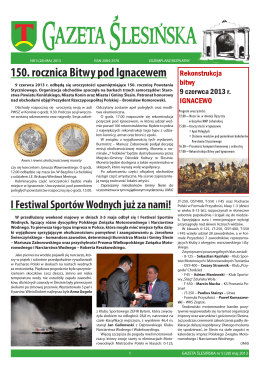 gazeta 5.2013  - Urząd Miasta i Gminy w Ślesinie