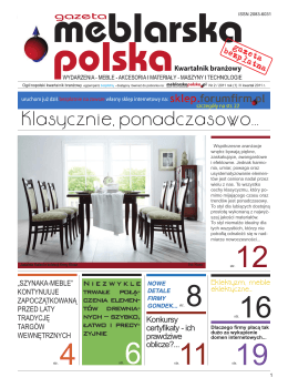 wydawnictwa - meblarska polska 2/2011