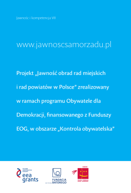 Jawność obrad rad miejskich i rad powiatów w Polsce