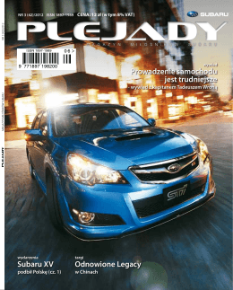 Odnowione Legacy - Subaru Import Polska