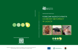 Podręcznik najlepszych praktyk ochrony nietoperzy w lasach