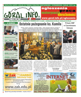 Nr 20/2013 - Goral info