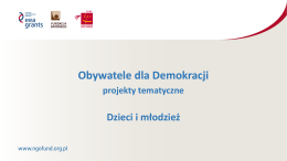 prezentacja w pdf - Obywatele dla Demokracji
