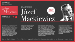 Józef Mackiewicz - Teologia polityczna