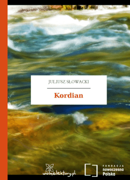 Kordian - Listy z krainy snów