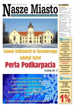 Nasze Miasto - styczeń 2013 (wersja PDF)