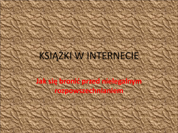 KSIĄŻKI W INTERNECIE - SAiW Copyright Polska