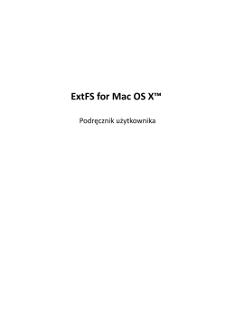 ExtFS for Mac OS X™