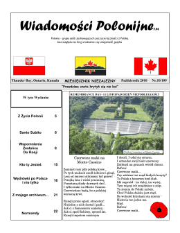 Listopad - Polish Winnipeg