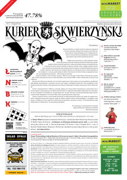 Nr 5| Listopad 2014 - Kurier Skwierzyński