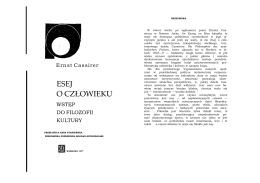 Cassirer Ernst - Esej o człowieku. Wstęp do filozofii kultury.pdf