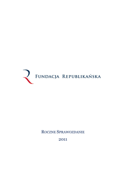 Sprawozdanie roczne 2011