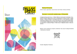 Nr 3 grudzień 2012 - PALIMPSEST czasopismo socjologiczne