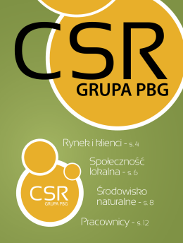 CSR w Grupie PBG
